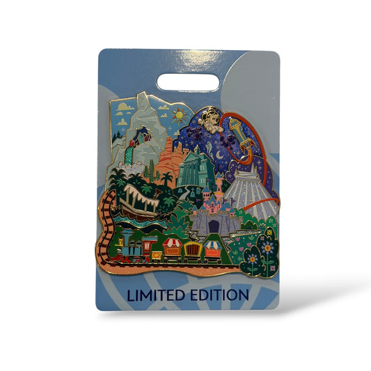 WDI Around The World Parks To Ports Disneyland Pin