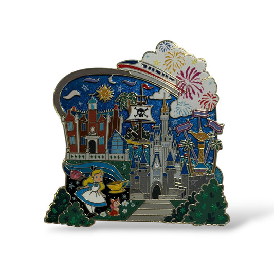 WDI Around The World Parks To Ports Magic Kingdom Pin