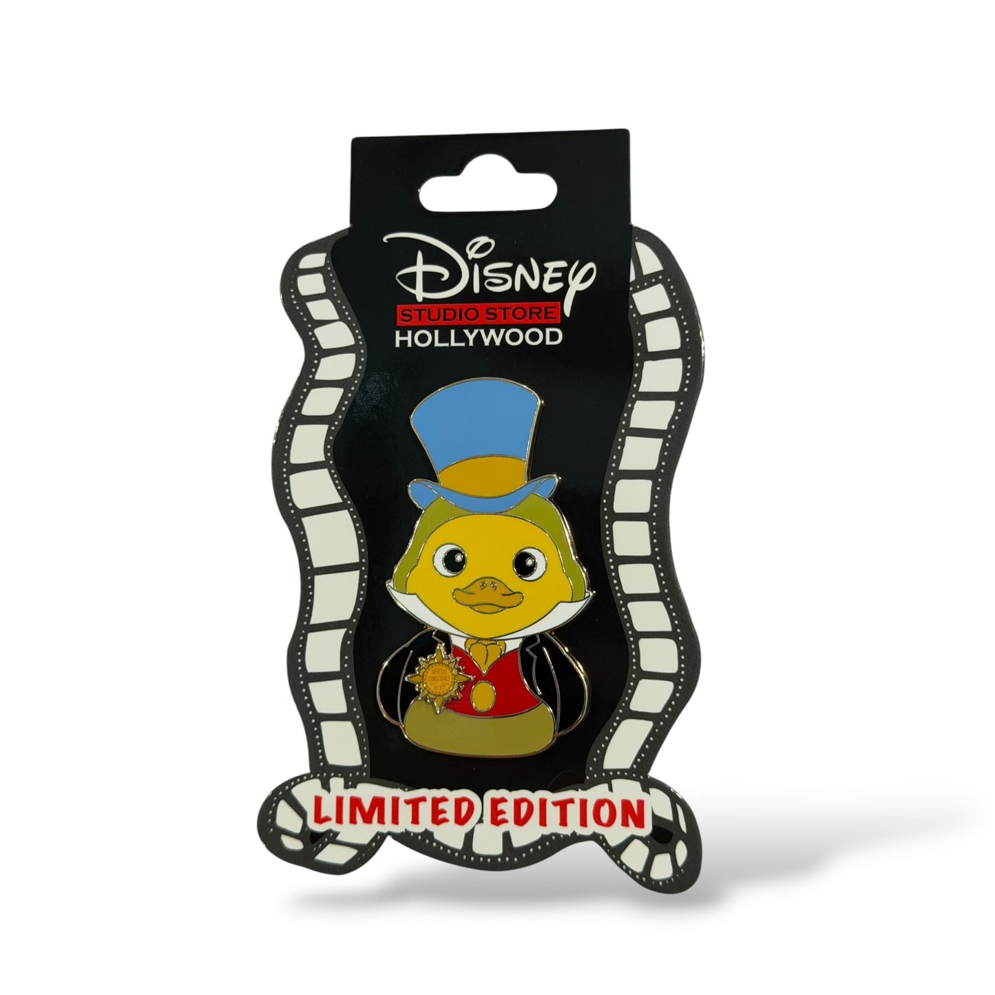 DSSH Disney Ducks Jiminy Cricket and Conscience Badge Pin