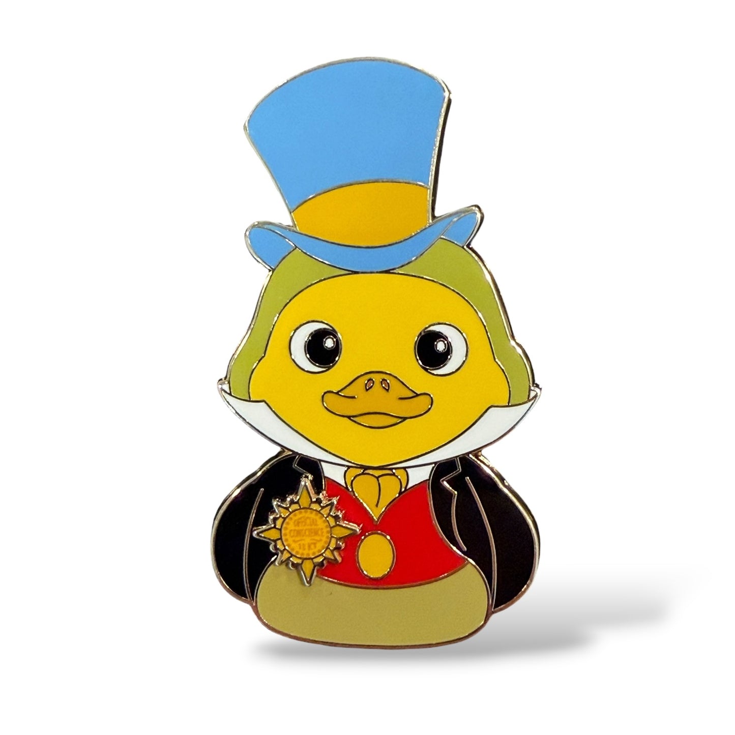 DSSH Disney Ducks Jiminy Cricket and Conscience Badge Pin