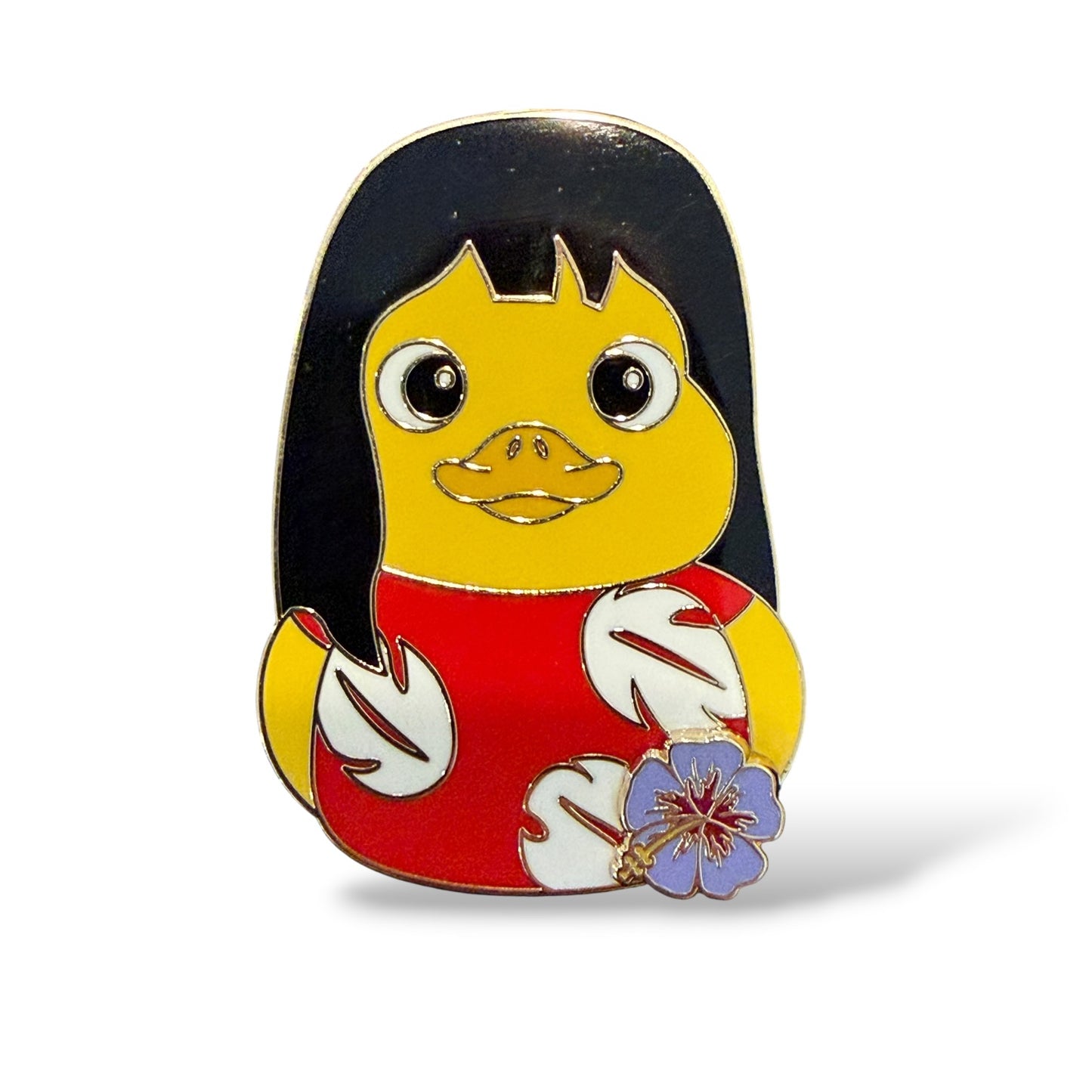DSSH Disney Ducks Lilo and a Flower Pin