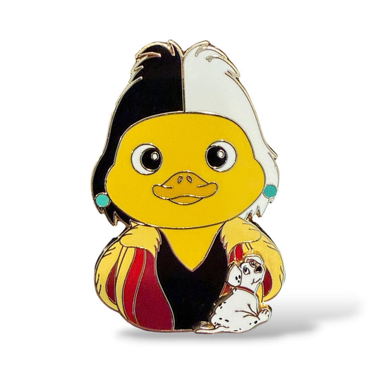 DSSH Disney Ducks Cruella with Puppy Pin