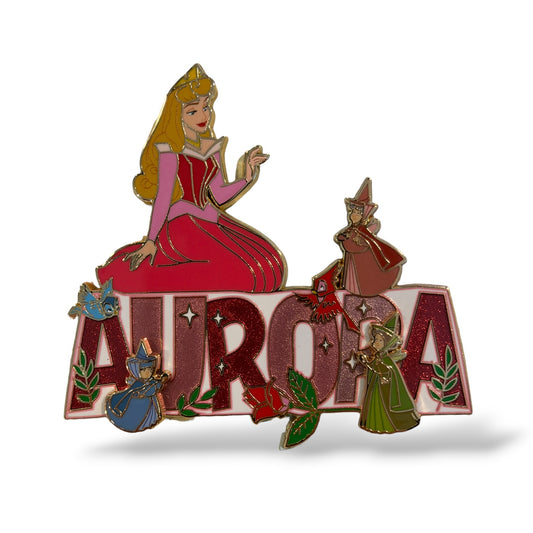 DSSH It's All in a Name Aurora and the Good Fairies Pin