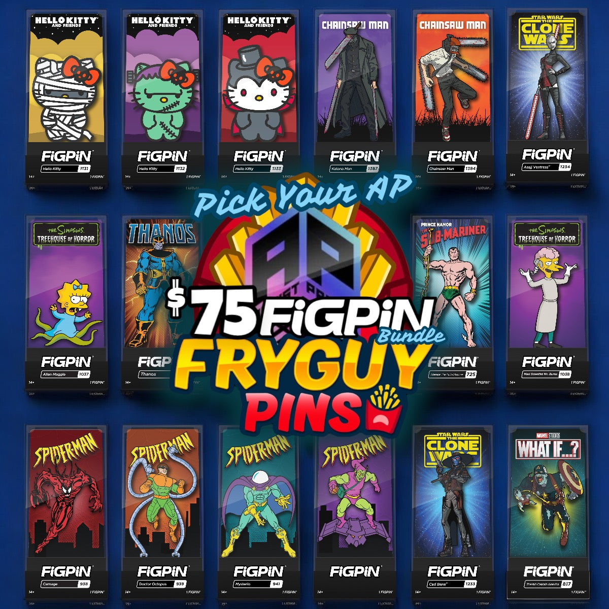 $75 Pick Your FiGPiN AP Bundle