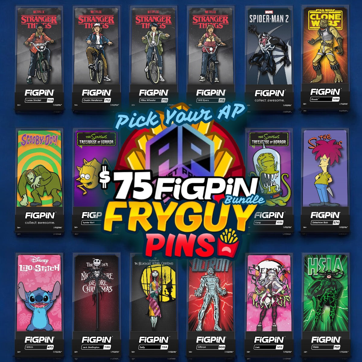 $75 Pick Your FiGPiN AP Bundle