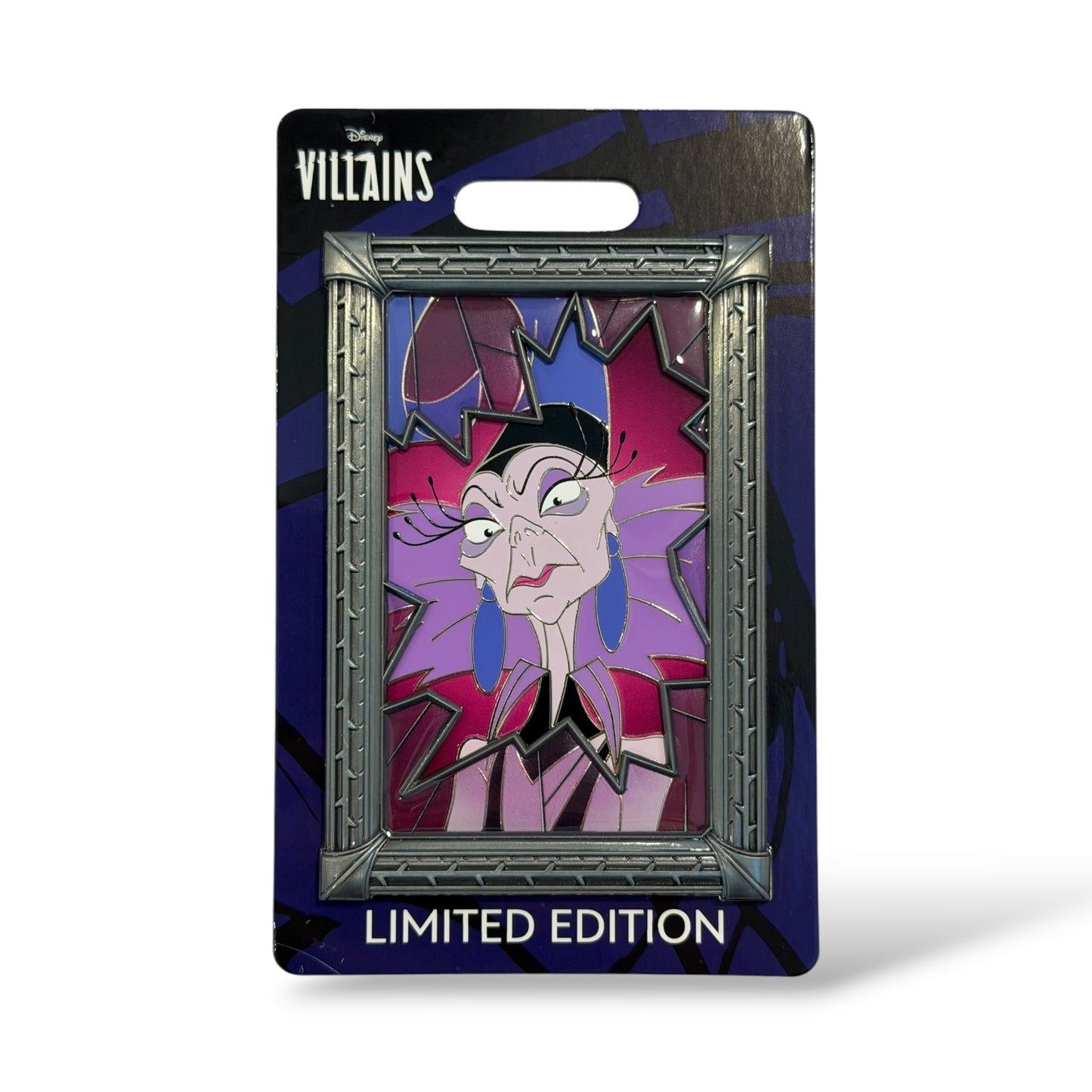 WDI Shattered Portraits of Evil Yzma Pin