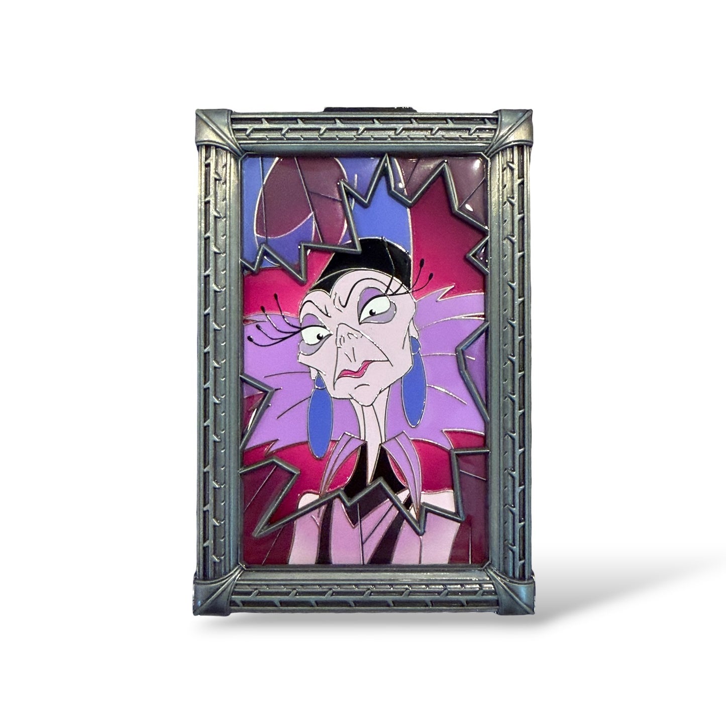 WDI Shattered Portraits of Evil Yzma Pin