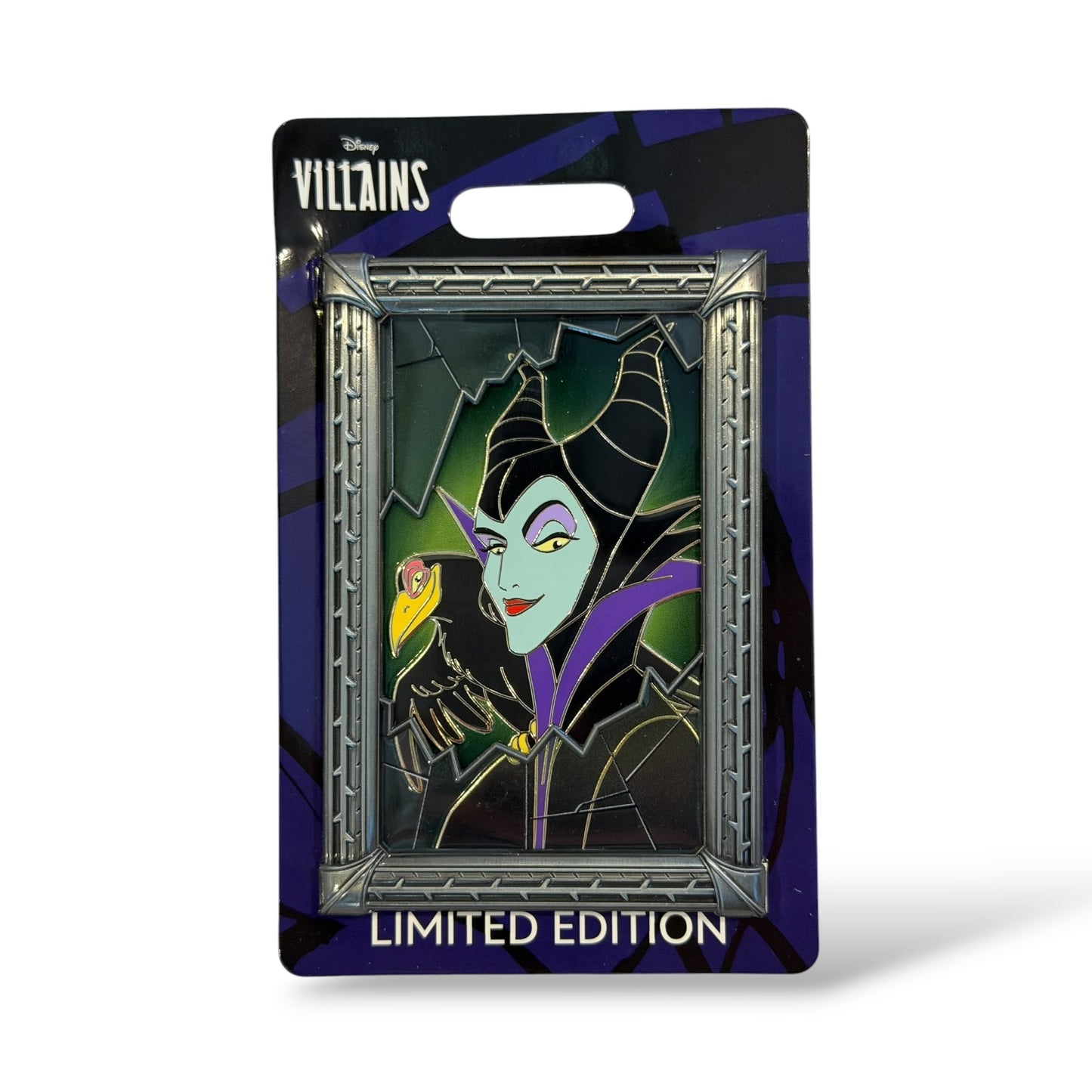 WDI Shattered Portraits of Evil Maleficent Pin