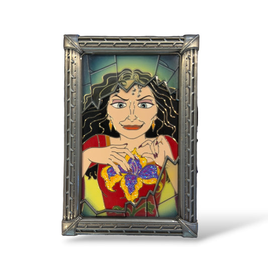 WDI Shattered Portraits of Evil Mother Gothel Pin