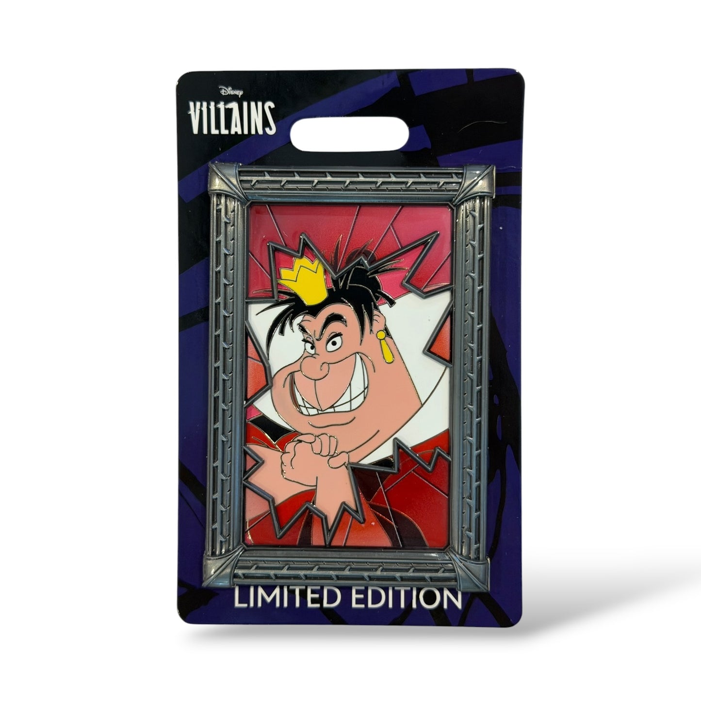 WDI Shattered Portraits of Evil Queen of Hearts Pin
