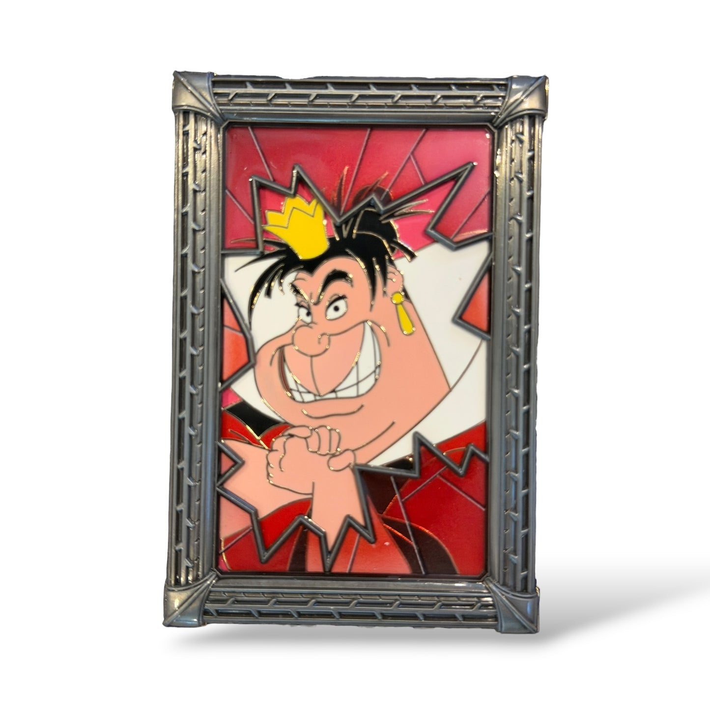WDI Shattered Portraits of Evil Queen of Hearts Pin