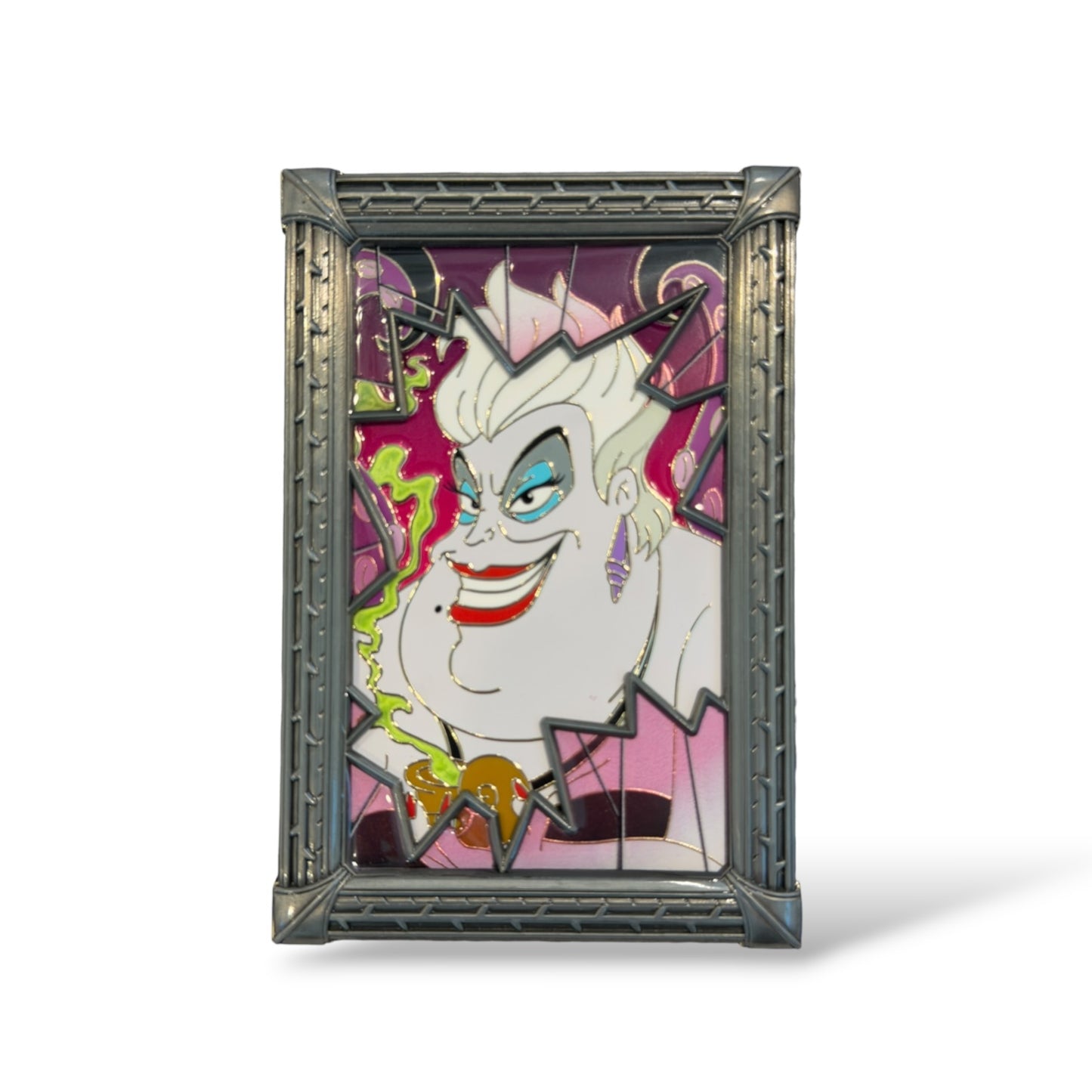 WDI Shattered Portraits of Evil Ursula Pin