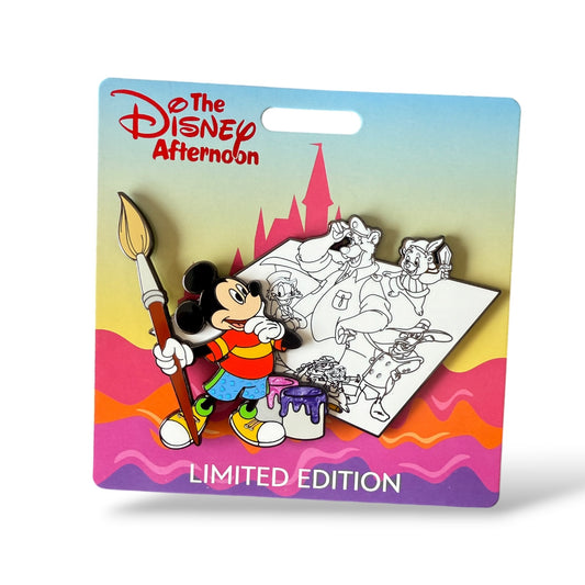 WDI The Disney Afternoon Paintbrush Mickey Mouse Pin