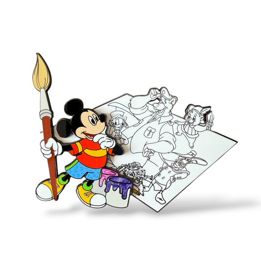 WDI The Disney Afternoon Paintbrush Mickey Mouse Pin