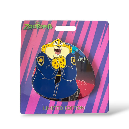 WDI Zootopia 10th Anniversary Benjamin Clawhauser Pin