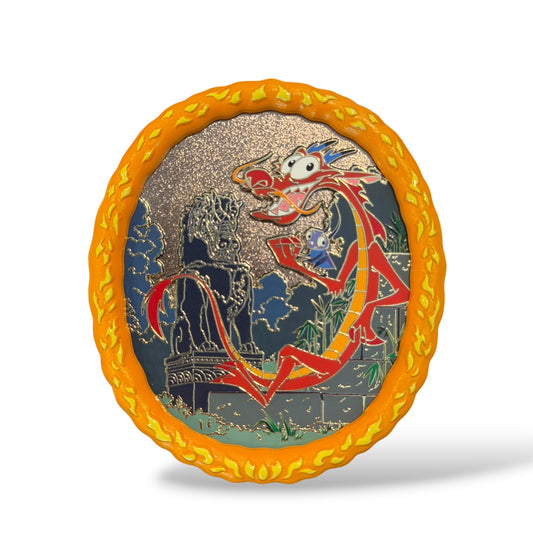 DEC Elements of Nature Collection Fire Series Mushu and Cri-kee Pin