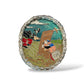 DEC Elements of Nature Collection Wind Series Big Bad Wolf and Pigs Pin