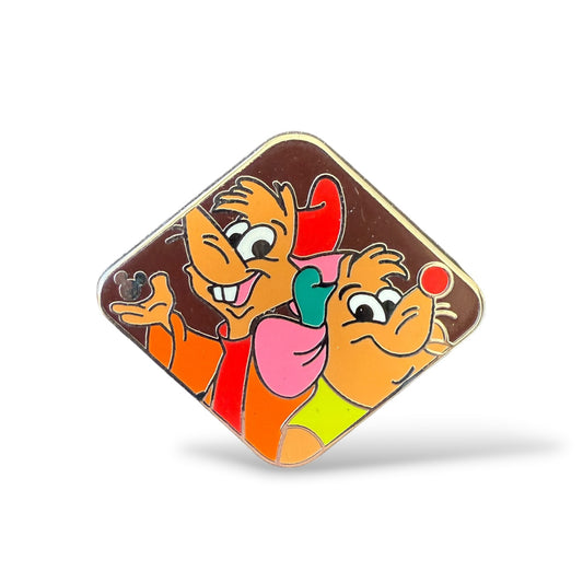 Cast Lanyard Character Sidekicks Jaq and Gus Hidden Mickey Pin