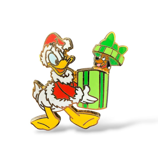 WDW Christmas Present Donald Duck Pin