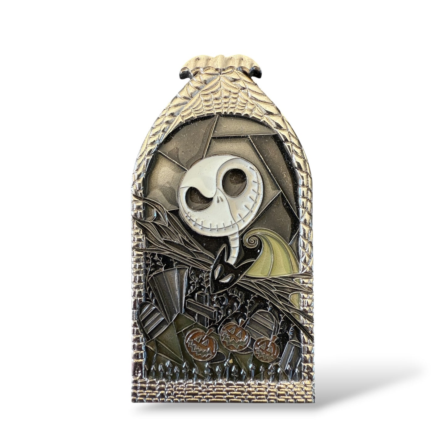 DLR Windows of Magic Jack Skellington Pin