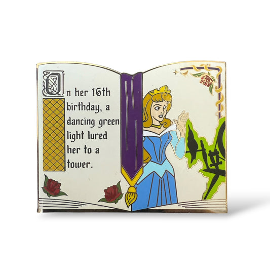 DLR Sleeping Beauty 60th Anniversary Mystery Aurora and Spinning Wheel Pin