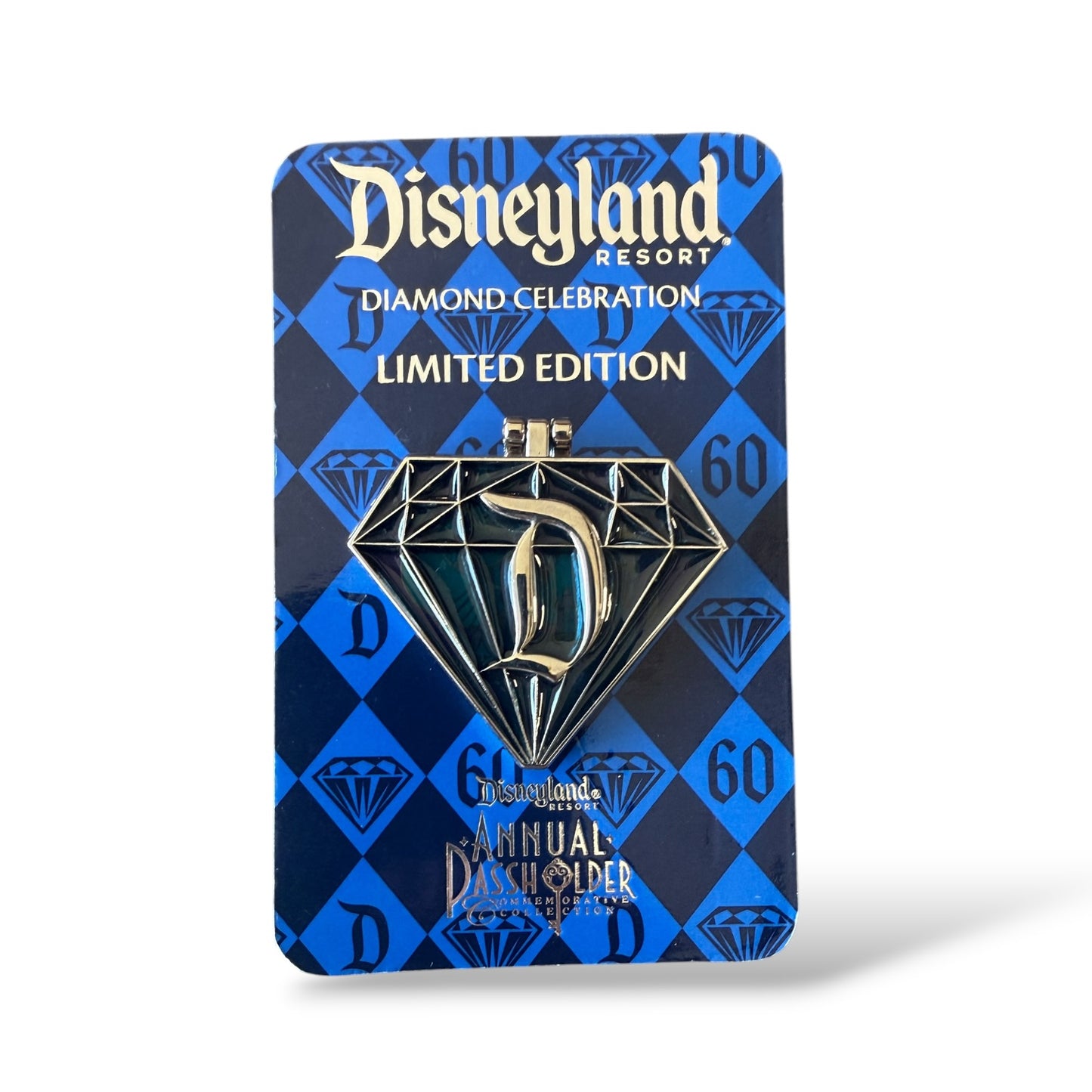 DLR Diamond Celebration 60th Annual Passholder Merryweather Pin