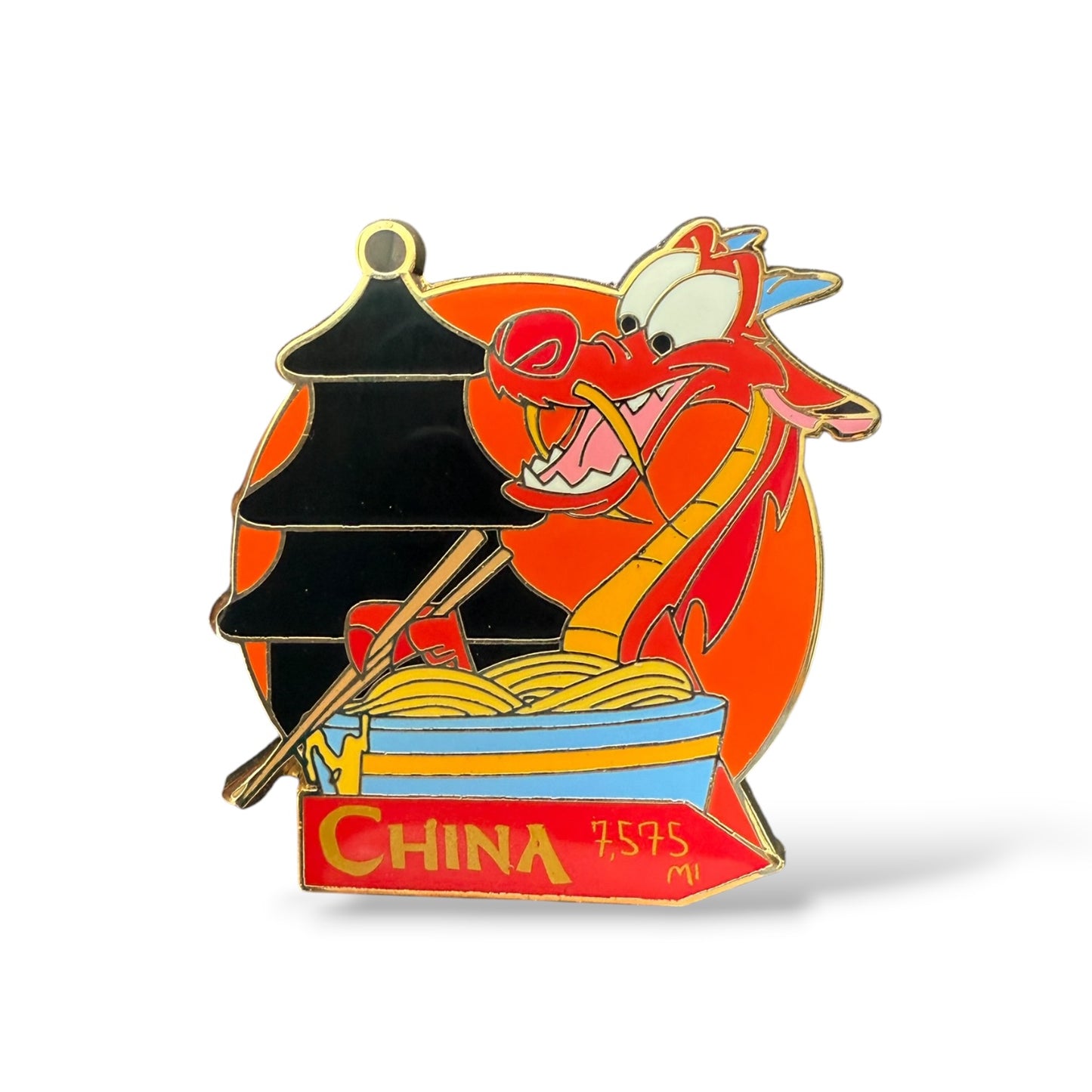 WDW Food and Wine 2018 World Showcase Mystery Mushu In China Pin