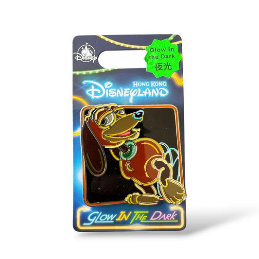 HKDL Glow in the Dark Slinky Dog Pin