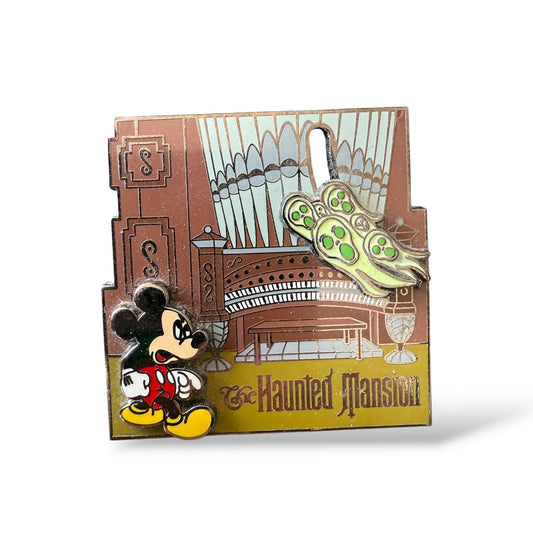 WDW The Haunted Mansion Ballroom Mickey Slider Pin