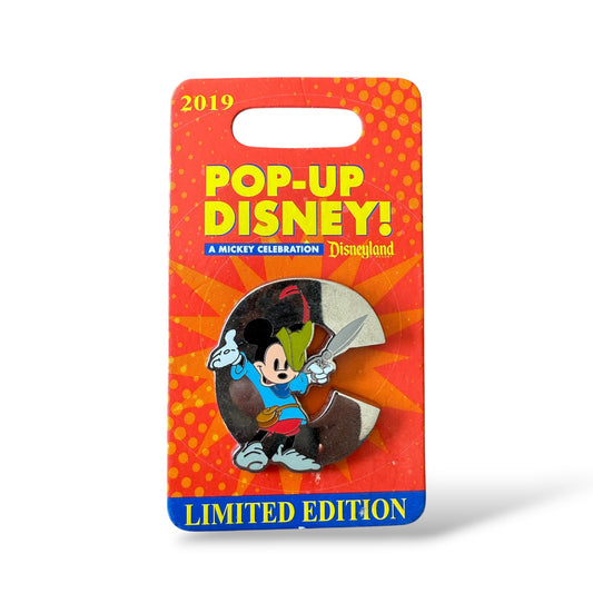 DLR Pop-Up Disney! Mickey Celebration Letter C Pin