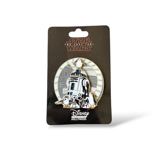 DSSH Star Wars: The Last Jedi R2-D2 and Porgs Pin