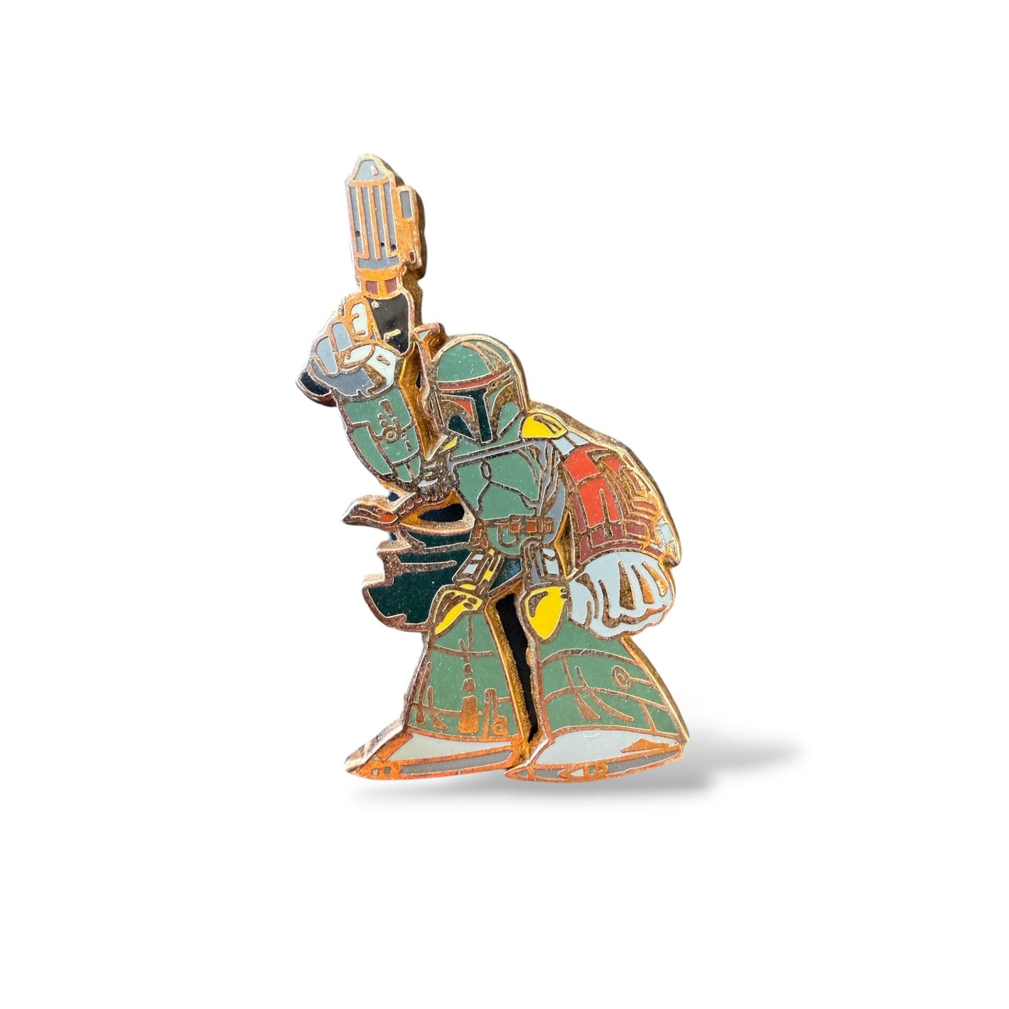Disney Parks Star Wars Boba Fett Cartoon Style Pin