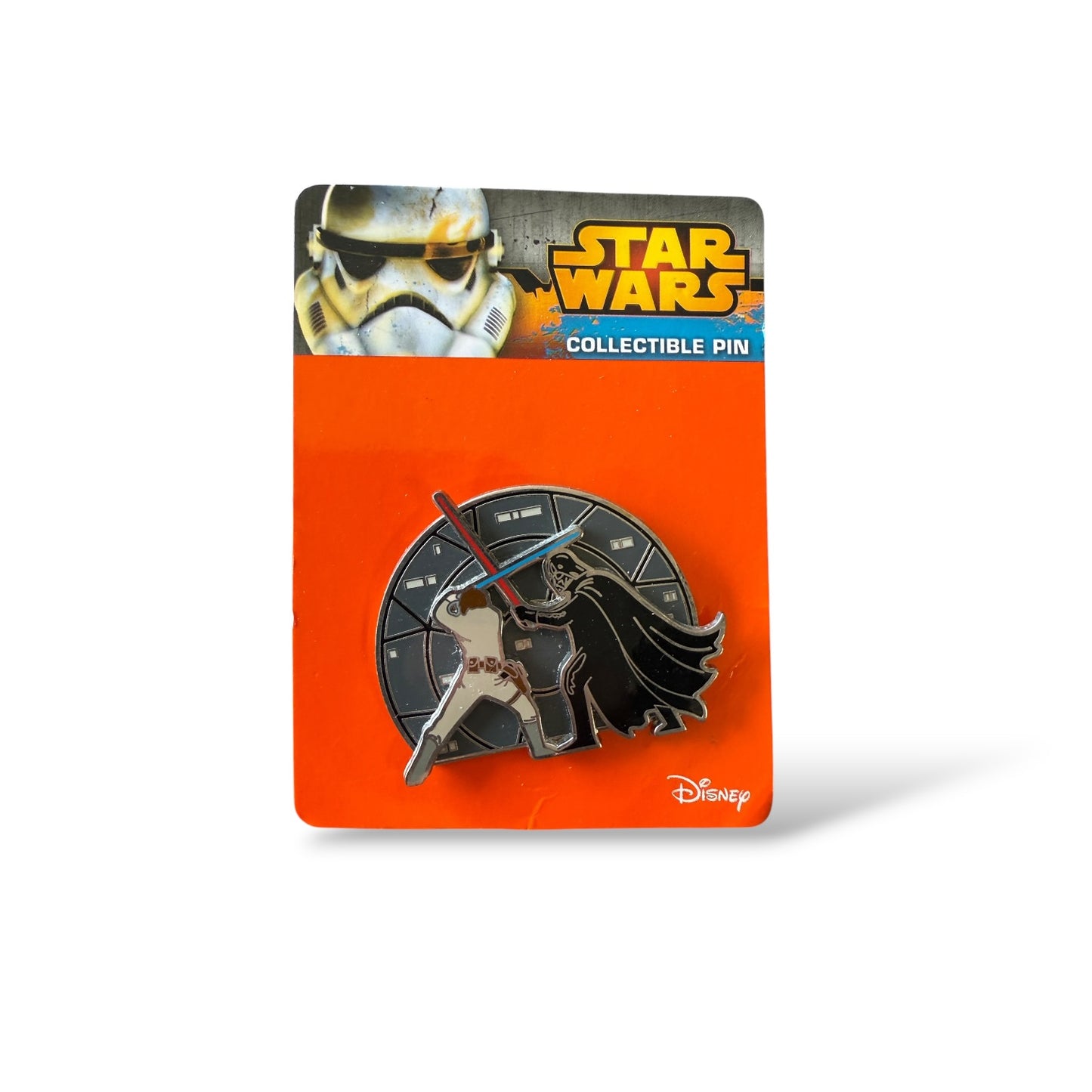 Disney Parks ThinkGeek Luke Skywalker and Darth Vader Lightsaber Duel Pin