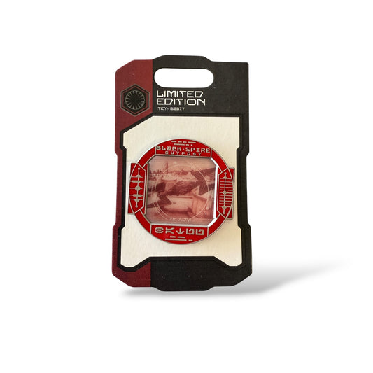 Disney Parks Star Wars Galaxy's Edge First Order Scouting Black Spire Outpost Kylo Ren's TIE Fighter Pin