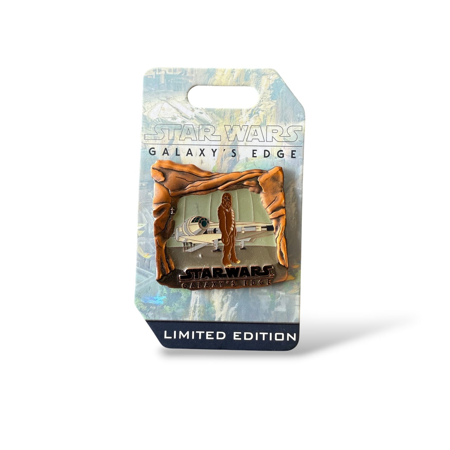 DLR Star Wars Galaxy's Edge Countdown Chewbacca Pin
