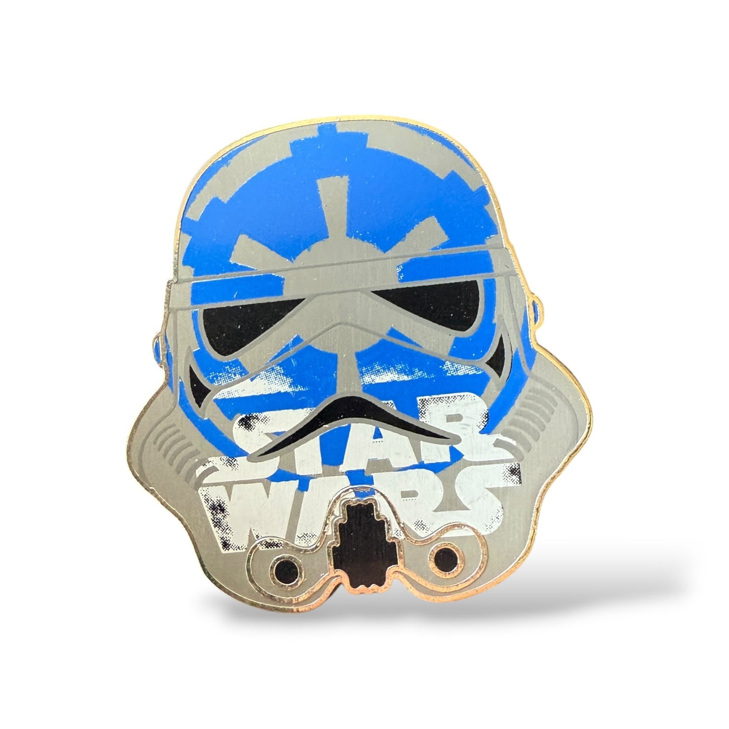 Disney Parks Star Wars Stormtrooper Helmets Mystery Blue Galactic Empire Logo Pin