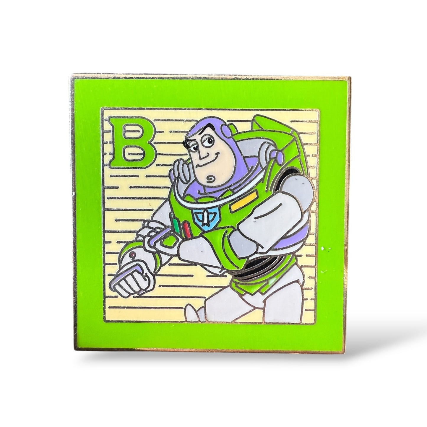 Disney Parks Toy Story 3 Block Buzz Lightyear Pin