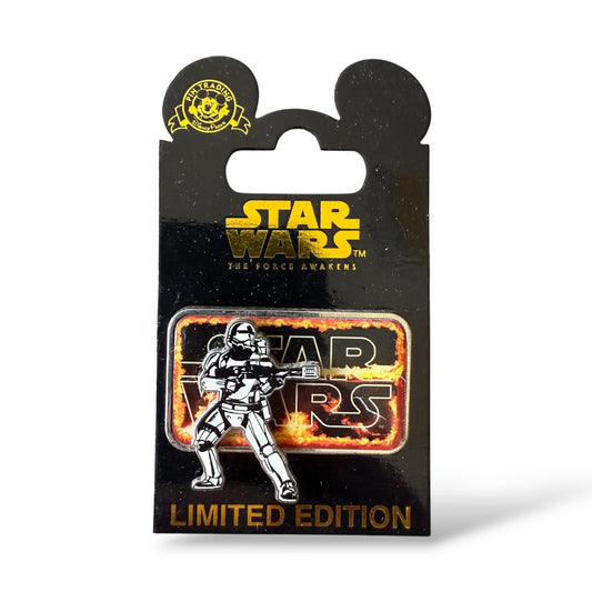 Disney Parks Star Wars: The Force Awakens Countdown Flame Trooper Pin