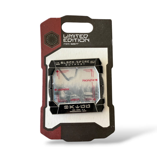 Disney Parks Star Wars Galaxy's Edge First Order Reconnaissance Black Spire Outpost Kylo Ren's Command Shuttle Pin