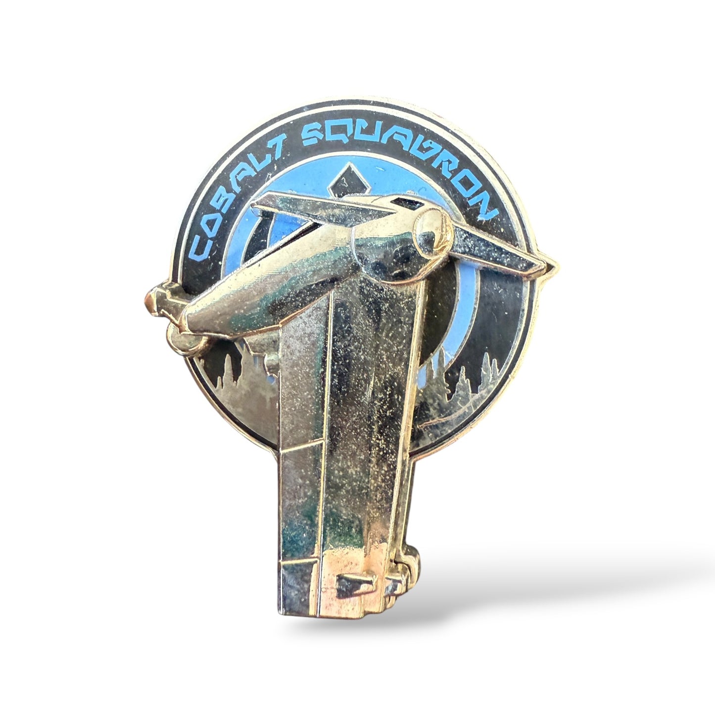Disney Parks Star Wars Galaxy's Edge Resist Mystery Cobalt Squadron MG-100 Star Fortress Pin