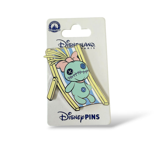 DLRP Stitch and Friends at the Beach Scrump Lounging in a Chair Pin