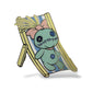 DLRP Stitch and Friends at the Beach Scrump Lounging in a Chair Pin