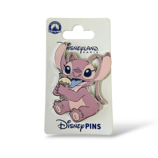 DLRP Stitch and Friends at the Beach Angel Eating an Ice Cream Cone Pin
