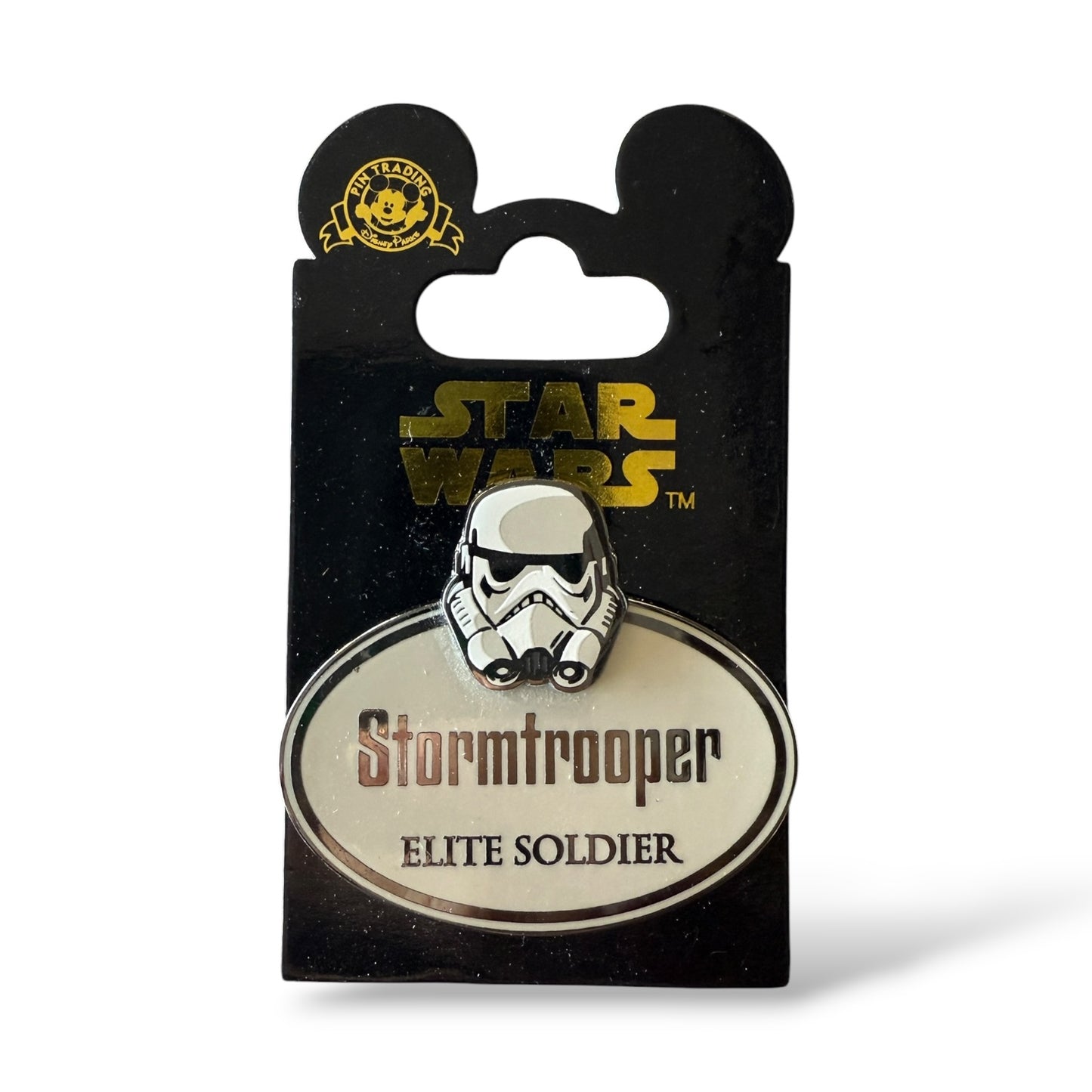 DEC Star Wars Stormtrooper Elite Soldier Name Tag Replica Pin