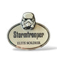 DEC Star Wars Stormtrooper Elite Soldier Name Tag Replica Pin