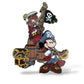 DLRP Park Attractions Series Captain Mickey and Daisy Pirates of The Caribbean Pin