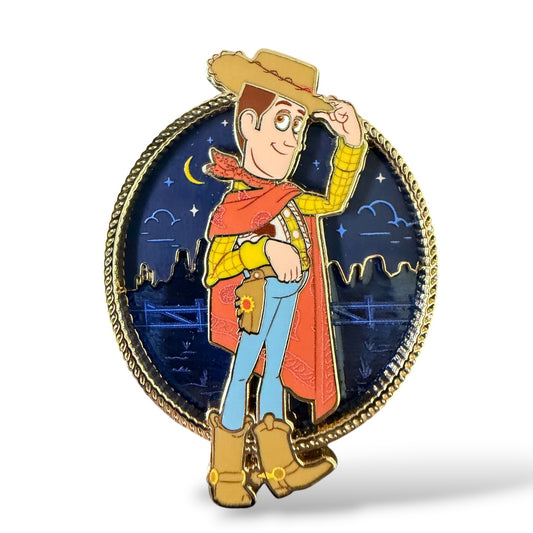 DSSH Toy Story 5 Sheriff Woody Stained Glass Pin