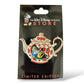 DEC Alice in Wonderland Teapots Alice and the Queen of Hearts Pin