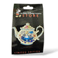 DEC Alice in Wonderland Teapots Alice in Tulgey Wood Pin
