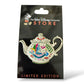 DEC Alice in Wonderland Teapots Alice and the Caterpillar Pin
